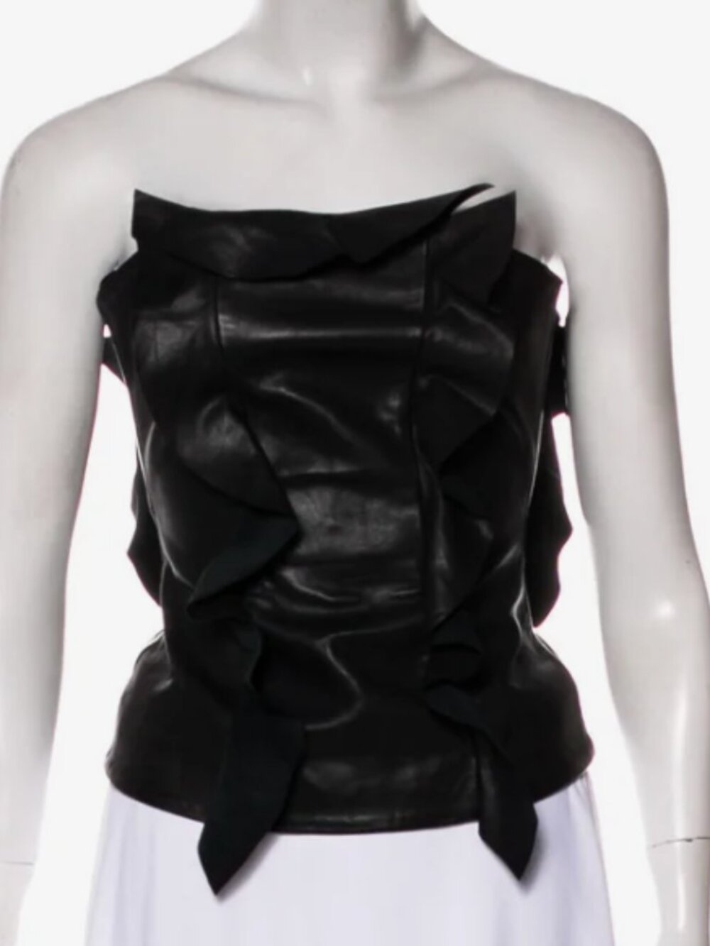 Marissa Webb Gloria Leather Top